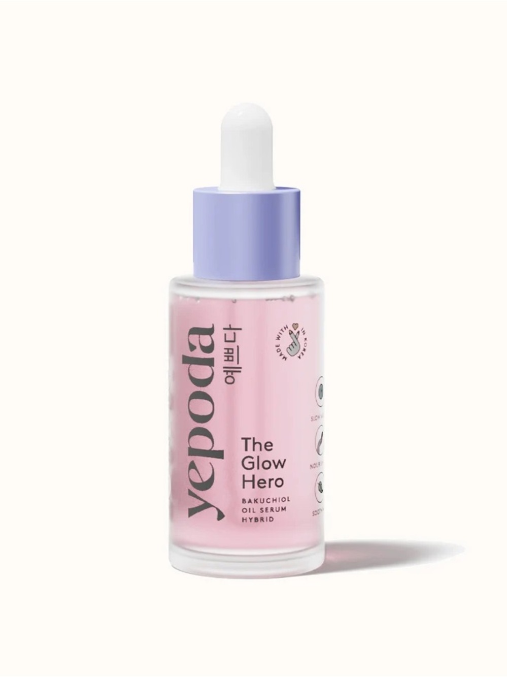 Yepoda The Glow Hero Bakuchiol Oil Serum - Soft Lavender